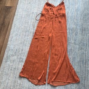 Norah Sleeveless spaghetti strap jumpsuit